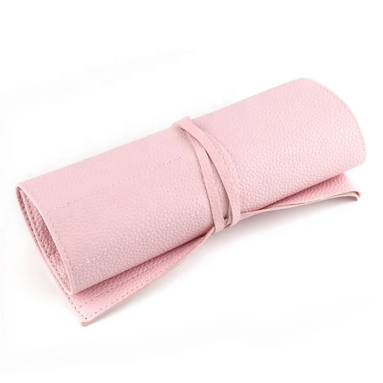 10 Piece Roll up Makeup Brush Bag Private Label