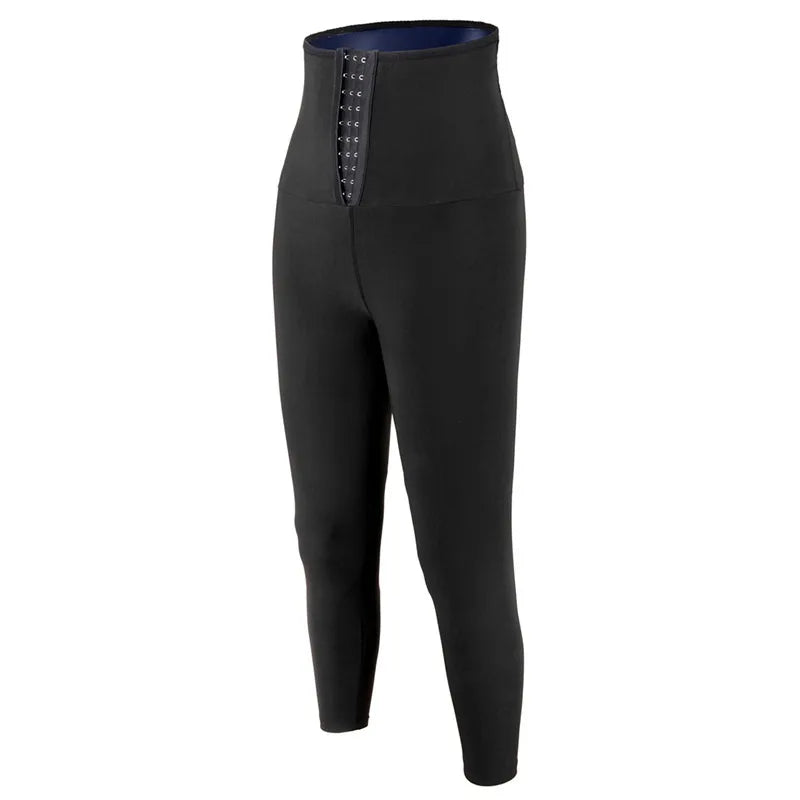 Fat Burning Women Corset Yoga Pants Body Shaper  Tight Slim Trimmer Hooks  Leggings High Waist  Waist Trainer Corset Leggings