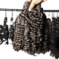 GERUISI 100% Virgin Brazilian Curly Human Hair Double Drawn Machine Weft Weave Bundle Loose Deep Wave Curls Cuticle Aligned No
