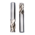 JR CNC Inch Size End Mill 1/8 3/16 1/4 5/16 3/8 Customized HSS Milling Cutter for Steel Iron
