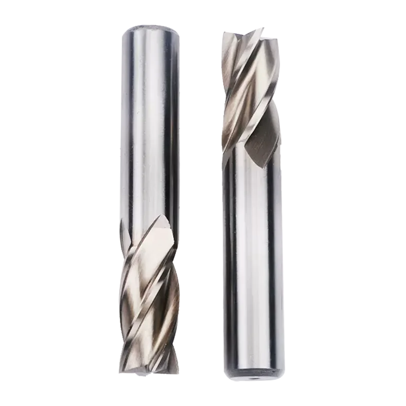 JR CNC Inch Size End Mill 1/8 3/16 1/4 5/16 3/8 Customized HSS Milling Cutter for Steel Iron