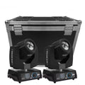 2pcs Beam 230w Sharpy 7r Moving Head Lights with Flight case RGBW 24 Prism Stage Movinghead Lights