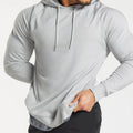 Long Sleeved Hooded Sweatshirts Quick Dry Plain Workout Running Hoody Men Custom Compress Training Fitness Athletic Wear Hoodies