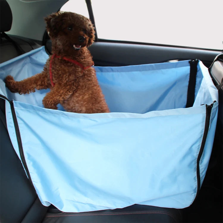 Outdoor Travel Solid Polyester Waterproof Oxford Fabric Chongtapet Removable Cover Large Capacity Dog Car Booster Seat Zipper
