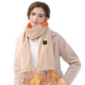 Usb Rechargeable Electric Heating Warm Scarf Smart Heating Neck Scarves Shawl Women Heated Scarf