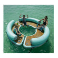 3m Diameter Inflatable Dock Bar Vinyl Floating Island Bar for Sea and Lake Occasions