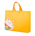 Custom Eco-Friendly PP Laminated Shopping Tote Bag Reusable Non-Woven Fabric Bags Cartoon Logo Wholesale Promotional Non-Woven