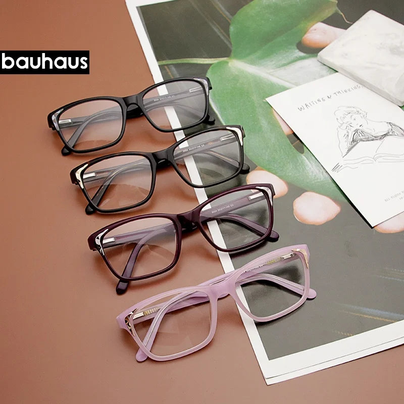 8024 Wholesale Cheap Classic Acetate Spectacle Glasses