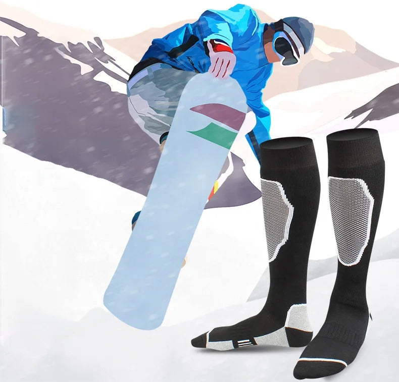 Wholesale Winter Outdoor Thick Thermal Ski Socks Men Women Long Warm Hiking Sport Socks
