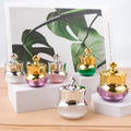 In Stock Gold Custom Plastic Luxury Skin Care Cream Pot Small Container Empty Pot Acrylic Cosmetic Jar