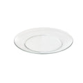 7.5 Inches Luxury Transparent clear Glass Dishes Glassware Color Glass Plate Set for Dinner