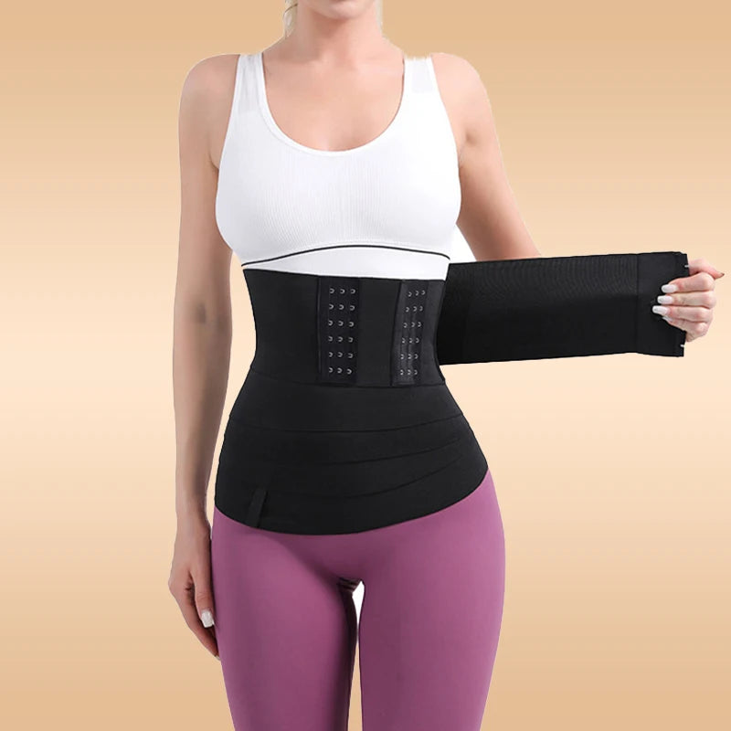 Adjustable Hook Snatch Me up Bandage Wrap Original Tummy Wrap Waist Trainer Belly Cinta Fajas Reductoras Waist Wrap Band