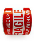 100 Fragile Warning Stickers Easy Tear for Moving Boxes Shipping Envelopes