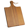 Factory Custom Large Rectangle Acacia Wooden Cutting Board with Handle Personal Styles