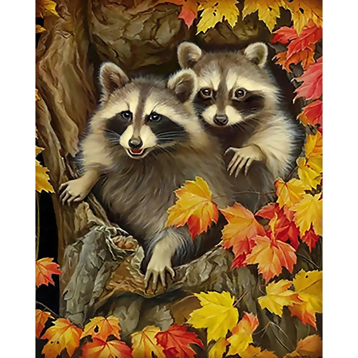 Animal Handpainted Oil Paint by Numbers Painting by Number Frameless Painting Artcrafts Beginners Crafts Gifts Living Room Decor