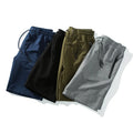 Custom Summer Fitness Sports Running Shorts for Men Basketball Shorts Sporty Solid Polyester Spandex Plain Dyed Knitted