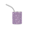 Rhinestone Diamond Tumbler Shot with Straw and Lid for Spirits Travel Cute Glitter Mini Bling Tumbler 3oz Shot Glass