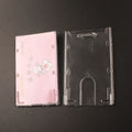 Wholesale Transparent clear Acrylic Plastic Bus Pass Card Holder