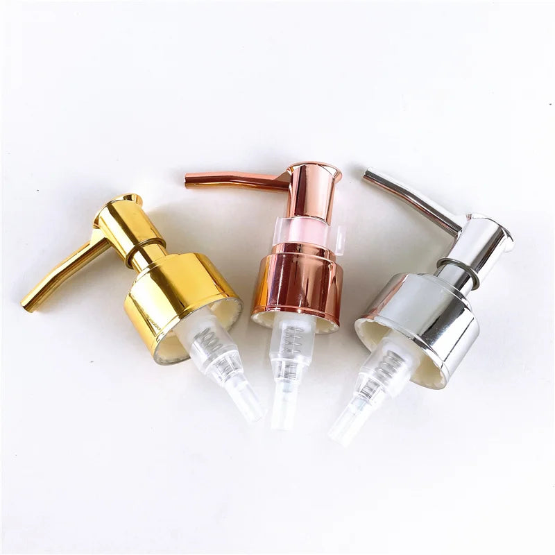 24/410 28/410 ABS pink Rose Gold Plastic Lotion Bottle Pump Dispenser UV ABS Bathroom Pump