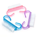Plastic Nail Brush Soft Cleaning Brushes Set Dust Remover UV Gel Nail Powder Cleaner Nail Art Manicure Tools