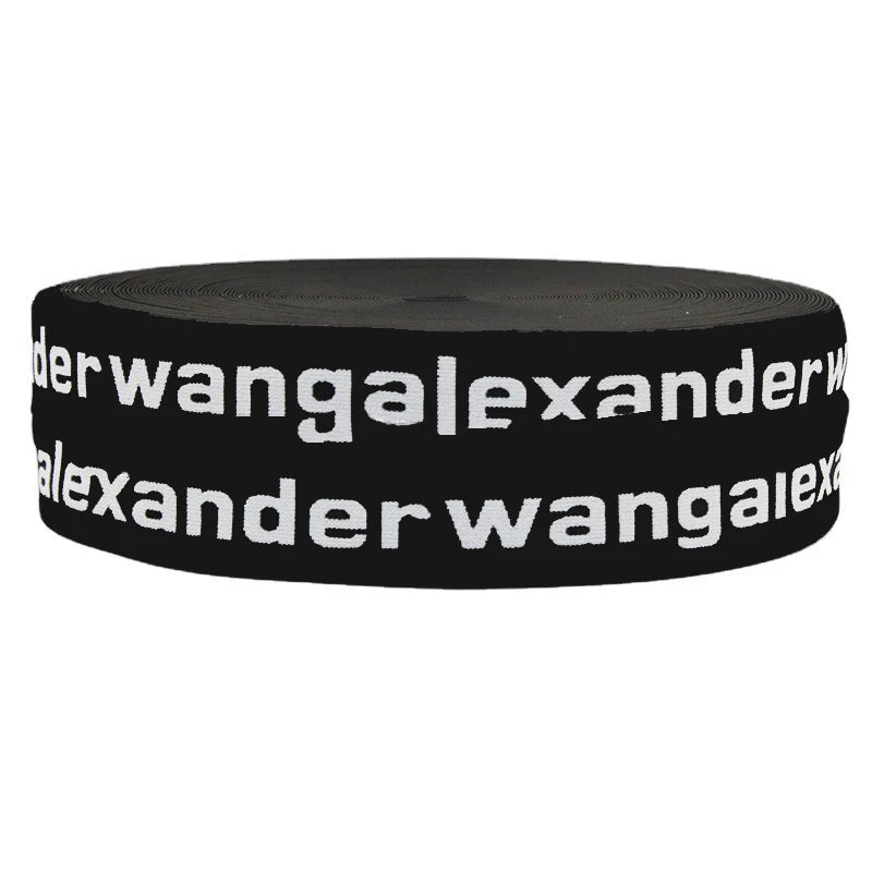 Computer Jacquard Elastic Band Printed Word Underwear Waistband Elastic Letter Elastic Band Woven Belt Garment Accessories