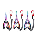 Multi-Functional Stainless Steel Titanium Double Color Chick Nose Fishing Pliers Forceps Stream Strong Horse Fish Wire Cutting