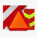 LGF Sign Self-adhesive ECE R69 Approved High Visibility Reflective Triangle Slow Moving Vehicle Sign SMV Warning Sign