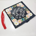 8.46 Inch Wood Photo Frames Sublimation Blank Grad Hat Topper with Adhesive Sticker for Graduation