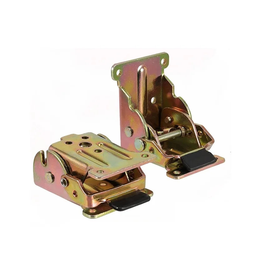 Factory Stamping Furniture Leg Locking Hinges 90 Degree Folding Brackets Folding Table Lift Sup