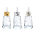 Empty 30ml 50ml Vintage Round Thick Glass Essential Oil Fine Mist Perfume  Dropper Bottle