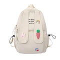 Schoolbag Female College Student Cute Girl Niche Backpack Simple Backpack One Piece Dropshipping 3213