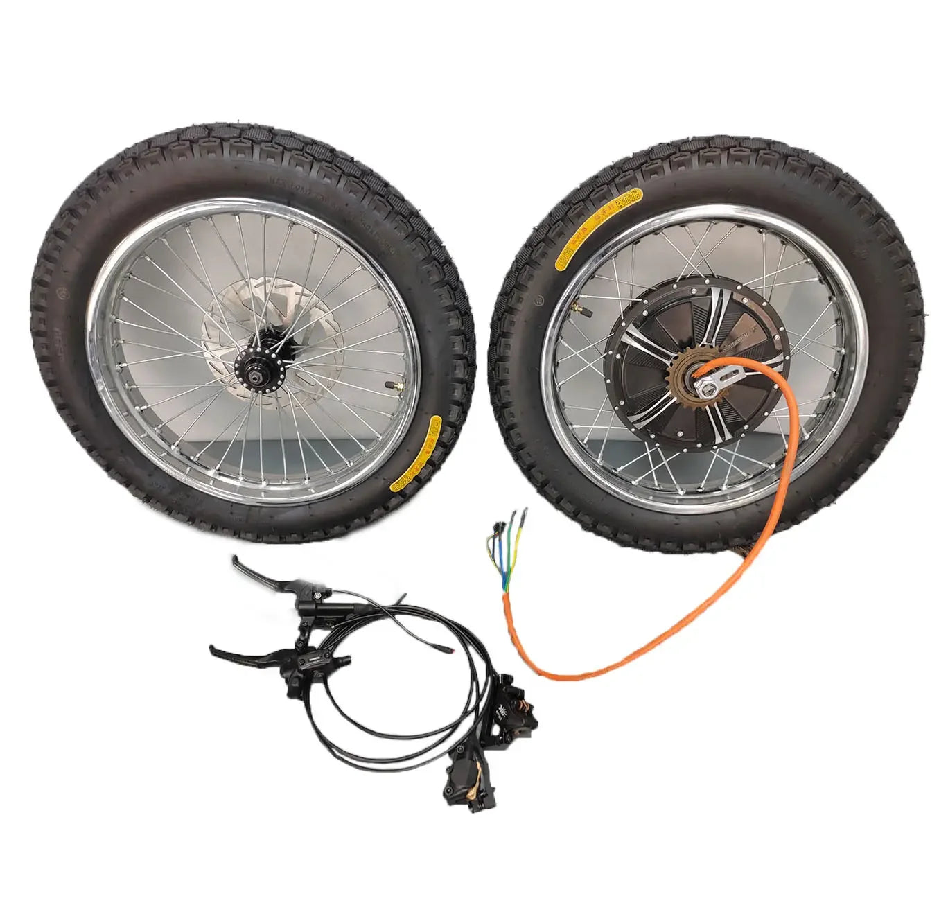 Ebike Kit 72v 5000w Gearless Electric Bike Rear Hub Motor for 17 18 19 21 Motorcycle Rim With Tire