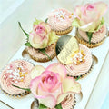 Happy Birthday Acrylic Gold Dessert Cupcake Disc Circle Toppers Wedding Party Cake Celebration