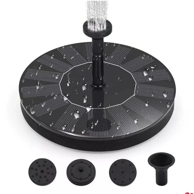 Solar Fountain Water Pump for Bird Bath Submersible Solar Panel Kit Pond Pumps for Small Pond Patio Garden Outdoor