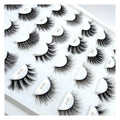 Natural Eyelashes 5D Custom Packaging Fluffy Full Strip Eyelashes  False Lashes Wholesale