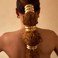 Wholesale Metal Geometric Shape Tied Ponytail Hair Tie HR1243