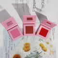 Manufacturers Square Palette Travel Compact Cpsmetic Pink Natural Private Label Makeup Glitter Blush