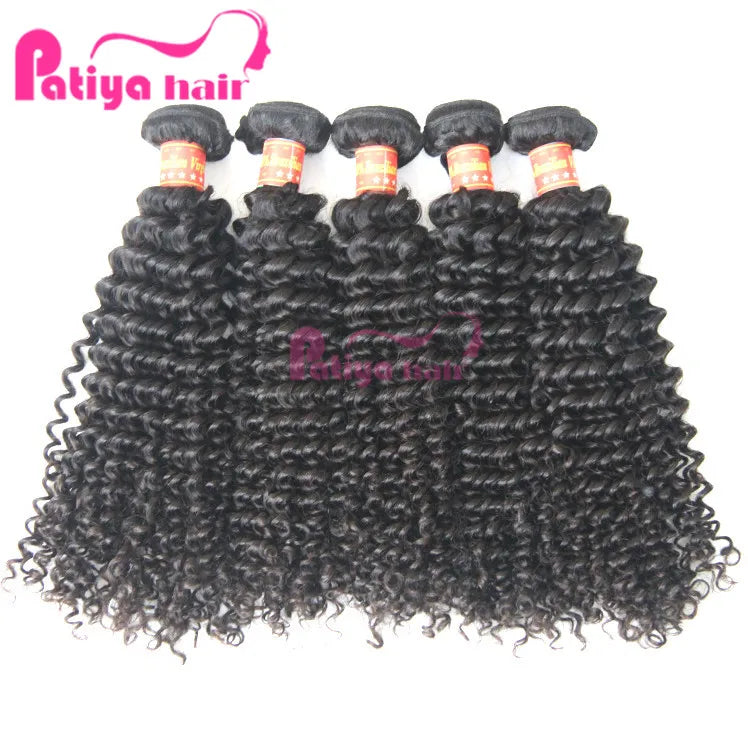 11.11 Sale One Donor Unprocessed Brazilian Curly Hair Weft Natural Black 1b Virgin Brazilian Deep Curls Human Hair Weave Bundles