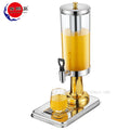 Custom Clear Ice Cool or Hot Drink Beverage Dispenser Hotel Equipment Commercial Juicer Dispenser 3L Gold Juicer Dispenser