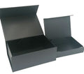 Black Custom Sample Cardboard Gift Packaging Folding Magnetic Box