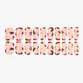 Huizi JK Custom Korean Nail Wraps Waterproof Long Lasting Nail Polish Sticker Eco-friendly Plastic Nail Beauty Products