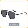 New Trendy Anti-Glare Polarized Sunglasses UV Protection Yellow/Red/Blue Frame PC Material Tac for Men's Fashion Driving Glasses
