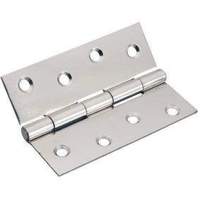 OEM & ODM Custom Silver Industrial Design Style Stainless Steel Door Hinge Wooden Door with Ball Bearing for Hotels and Windows