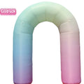 Wedding Events Outdoor Decorative Lighting Arch LED Colorful Inflatable Tube Gate Color Changing 210T Polyester CE Certified
