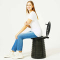 Modern Design Water-saving Portable Toilet Adults One-Piece Structure S-Trap Outdoor Activities Car Boat Hiking Long Trips Beach