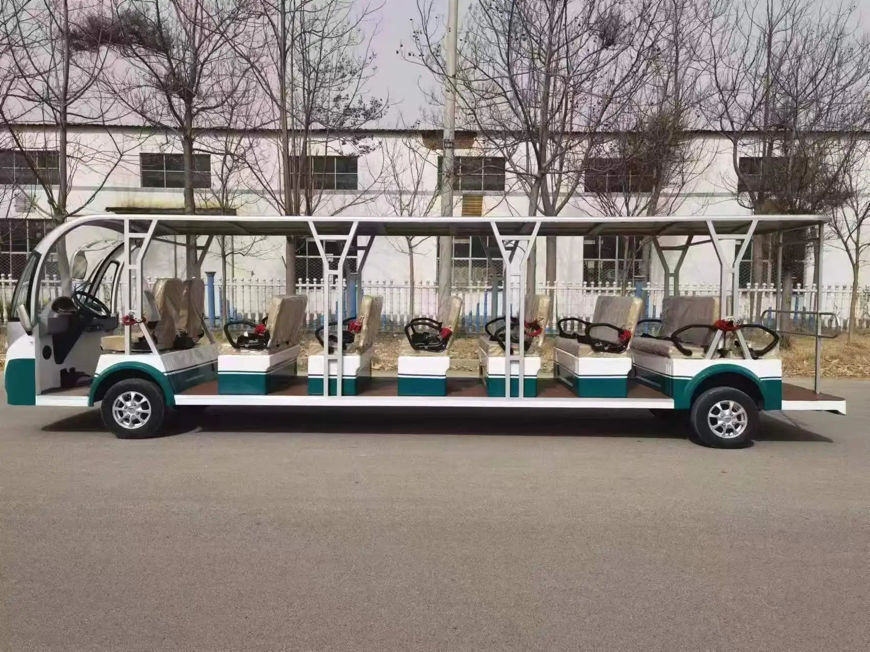 Hot Sale 4 Seater 60V Buggy AC Motor 5kw off Road Electric Golf Carts with Lithium Battery 30km/h 70-110km Range