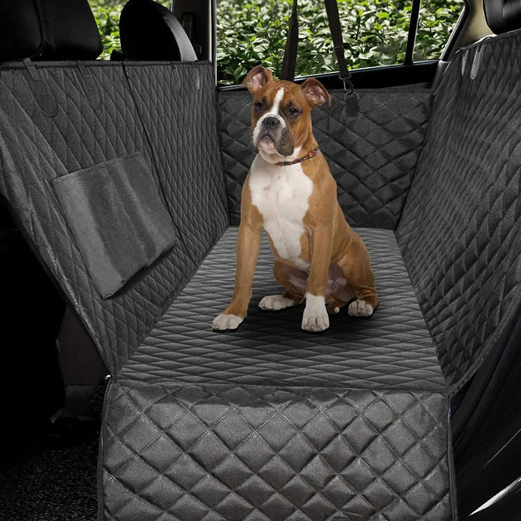 Hammock Convertible 100% Waterproof Dog Car Seat Covers Dog Seat Cover with Side Flaps Pet Seat Cover