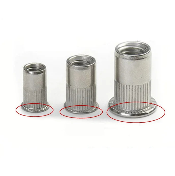 Stainless Steel 304 316 Flat Head Thin Head Countersunk Head Blind Rivet Nut M4 M10