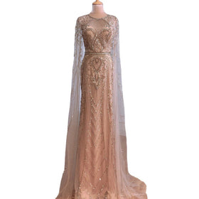 AL1621 2023 Elegant Women's Evening Dresses Engagement Wedding Party Dress with Lace Crystal & Appliques Decoration Mother Bride