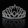 Fashion Rhinestone Crystal Metal Tiaras and Crowns Princess Style Crown Wedding Anniversary Engagement Jewelry for Hair
